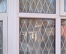 Home window security grille