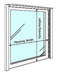 measuring for window security screens